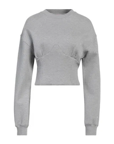 Chiara Ferragni Woman Sweatshirt Light Grey Size M Cotton, Elastane
