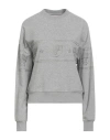 Chiara Ferragni Woman Sweatshirt Light Grey Size S Cotton, Elastane In Grey