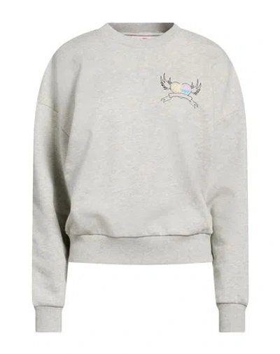 Chiara Ferragni Woman Sweatshirt Light Grey Size L Cotton In Gray