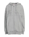 Chiara Ferragni Woman Sweatshirt Light Grey Size L Cotton, Polyester, Elastane In Grey
