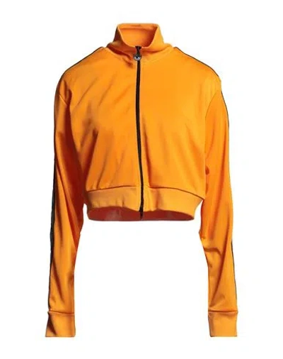 Chiara Ferragni Woman Sweatshirt Orange Size L Polyester