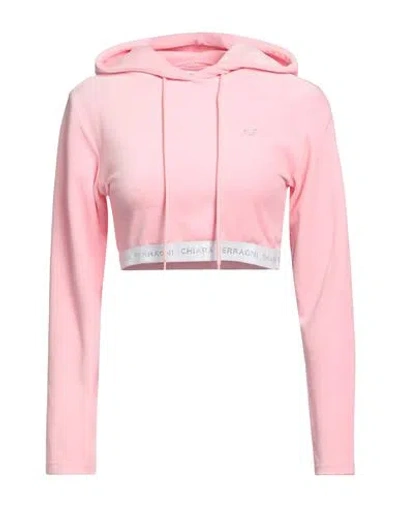 Chiara Ferragni Woman Sweatshirt Pink Size M Cotton