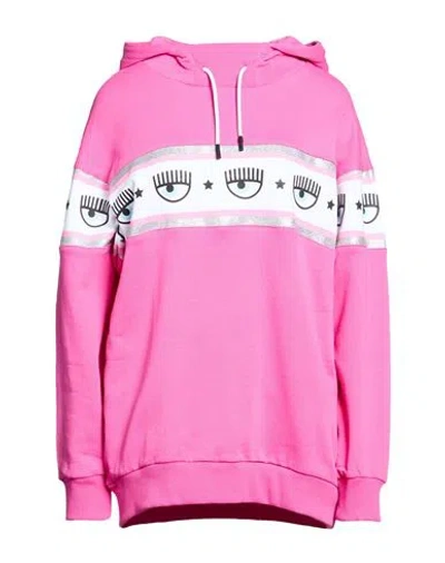 Chiara Ferragni Woman Sweatshirt Pink Size Xs Cotton