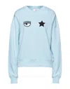 Chiara Ferragni Sweatshirts In Blue