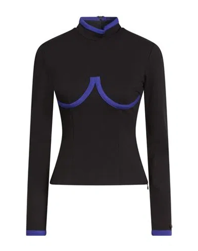 Chiara Ferragni Woman T-shirt Black Size 6 Viscose, Polyamide, Elastane