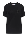 Shop Chiara Ferragni Woman T-shirt Black Size Xs Cotton