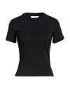 Chiara Ferragni Woman T-shirt Black Size M Cotton