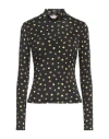 Chiara Ferragni Woman T-shirt Black Size L Viscose, Elastane In Black