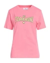 Chiara Ferragni Woman T-shirt Fuchsia Size M Cotton In Pink