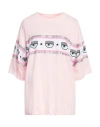 Chiara Ferragni Woman T-shirt Light Pink Size L Cotton