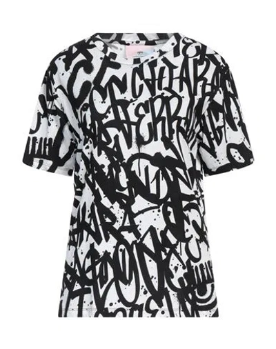 Chiara Ferragni Woman T-shirt White Size L Cotton