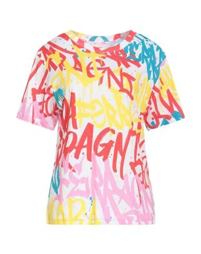 Chiara Ferragni Woman T-shirt Yellow Size L Cotton