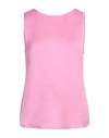 Chiara Ferragni Woman Top Pink Size 6 Viscose In Pink