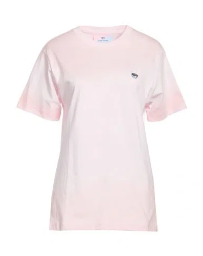Chiara Ferragni Woman T-shirt Light Pink Size Xs Cotton