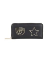 Chiara Ferragni Woman Wallet Black Size - Polyurethane Resin