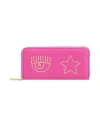 Chiara Ferragni Woman Wallet Magenta Size - Polyurethane Resin In Pink