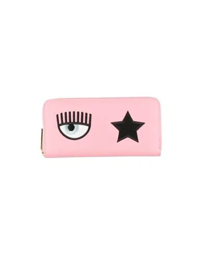 Chiara Ferragni Woman Wallet Pink Size - Polyurethane