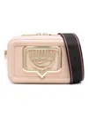 Chiara Ferragni Women's Eyelike Plaque Shoulder Bag In Pink