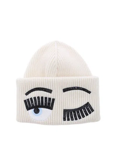 Chiara Ferragni Women's Flirting Eye Hat In Off-white