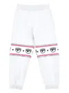 Chiara Ferragni X Monnalisa Maxilogomania Track Pants In White