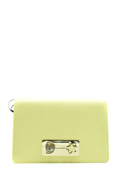 Chiara Ferragni Yellow Shoulder Bag