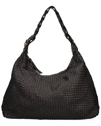 Chiara Ferretti Leather Satchel In Black