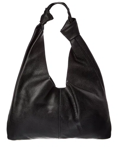 Chiara Ferretti Leather Shoulder Bag In Black