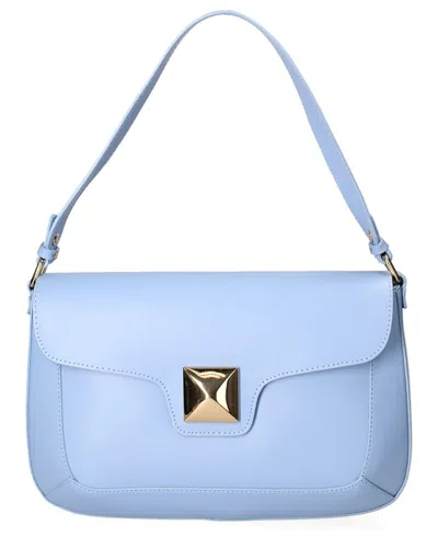 Chiara Ferretti Leather Shoulder Bag In Blue