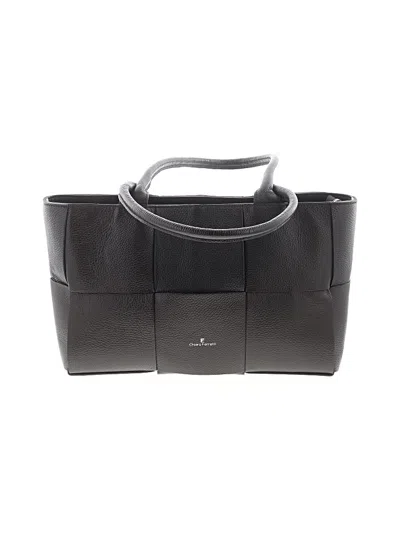 Pre-owned Chiara Ferretti Leather Tote Bag In Black