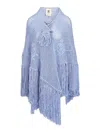 Chiara Is Rosa Shawl In Light Blue