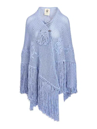 Chiara Is Rosa Shawl In Light Blue