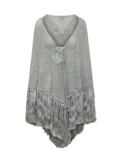 Chiara Is Shawl Wrap Mantella In Silver