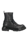 Chiara Luciani Woman Ankle Boots Black Size 6 Leather