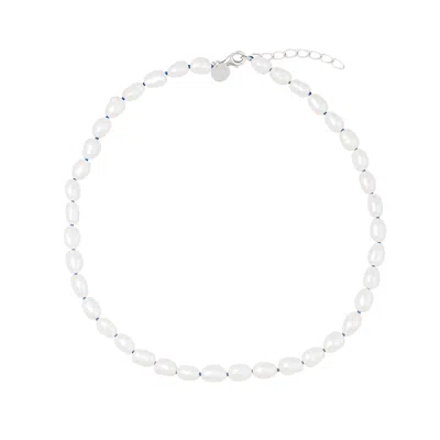 Chiara Tedeschi Jewellery Women's Baroque Pearl Necklace & Colored Thread - Pink