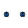 Chiarella Women's Blue / Silver Euphoria Blue Mini Earrings In Blue