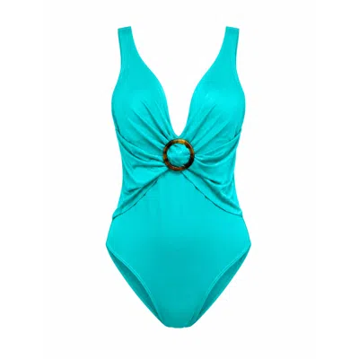 Chiarella Women's Blue Tanya Swimsuit – Turquoise