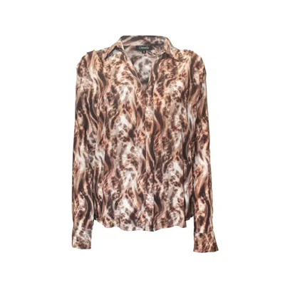 Chiarella Women's Chiara Blouse- Multicolor In Sand