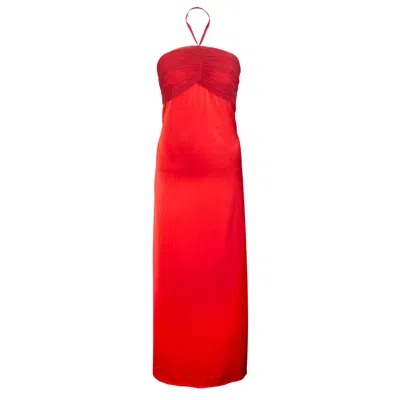 Chiarella Women's Femme Strapless Dress- Red