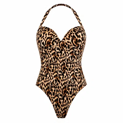 Chiarella Women's Gaia Swimsuit – Leopard Print