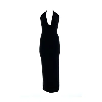 Chiarella Women's Glam Midi Dress Black