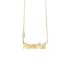 Chiarella Women's Gold Power-full Necklace In Gold
