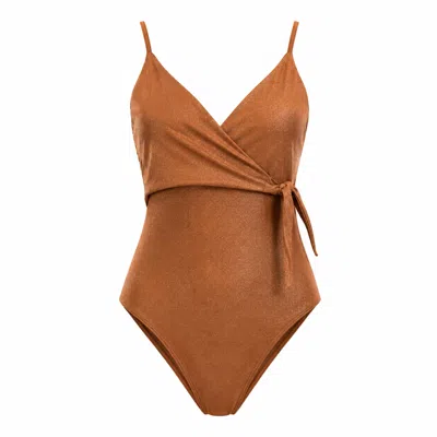 Chiarella Women's Neutrals Eria Swimsuit – Camel In Beige