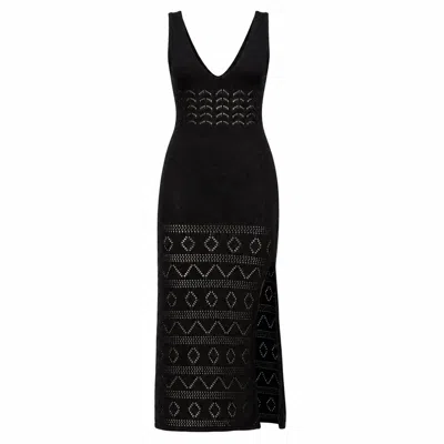 Chiarella Women's Ocean Twist Chic Dress – Black