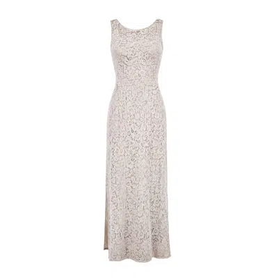 Chiarella Women's Opaline Lace Dress - Light Grey In Gray