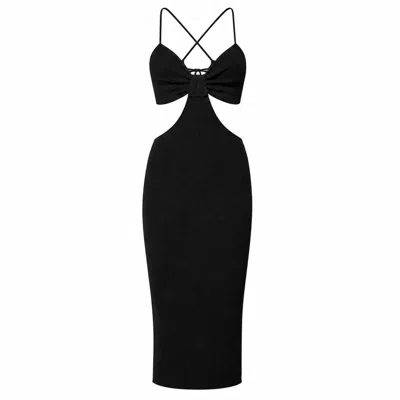 Chiarella Women's Sunny Chic Midi Dress – Black