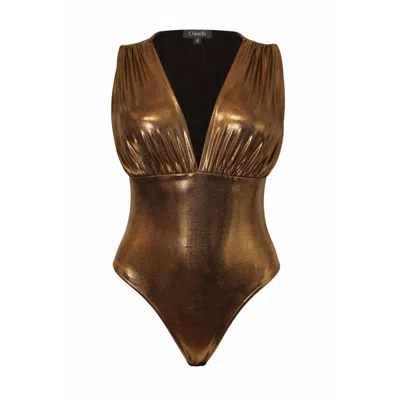 Chiarella Women's Tanya Bodysuit- Golden