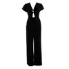 Chiarella Women's Veronica Jumpsuit – Black In Black