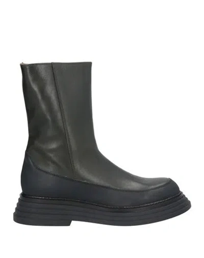 Chiarini Bologna Woman Ankle Boots Black Size 8 Leather
