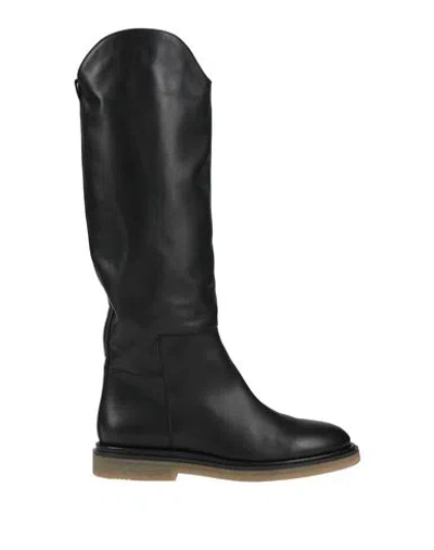 Chiarini Bologna Woman Boot Black Size 6 Leather