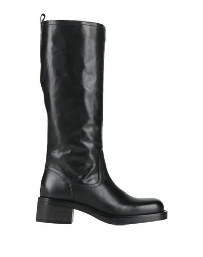 Chiarini Bologna Woman Boot Black Size 8 Calfskin